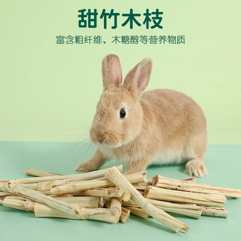 100g Rabbit Chew Sticks Natural Apple Tree Branch Molars Sweet Bamboo Sticks Teeth Clean Bite Toys for Guinea Pigs Hamster Chinc