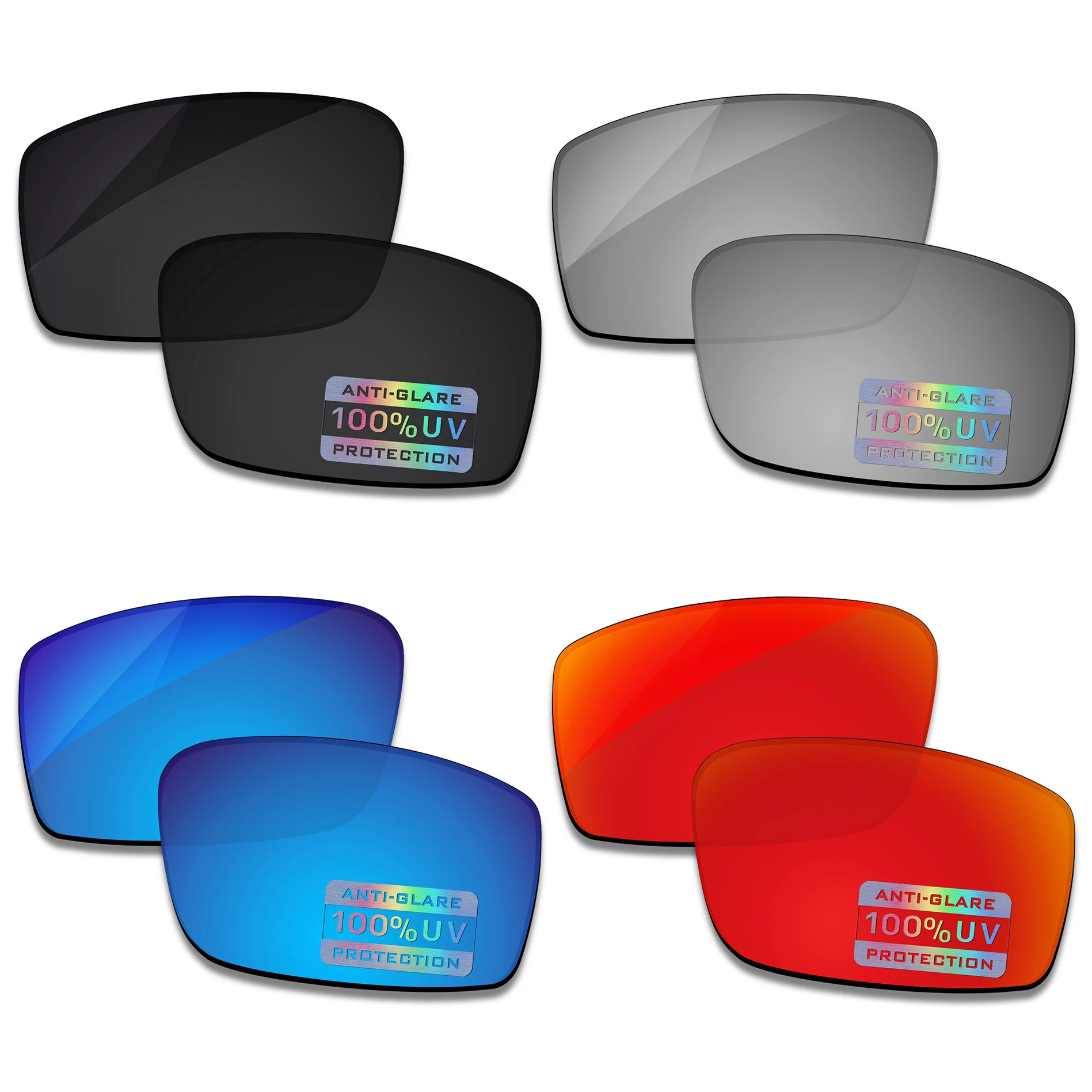 

MYCOURAG Replacement Lenses for OAKLEY Square Whisker Sunglasses UV400 Protection Multi-Color Options