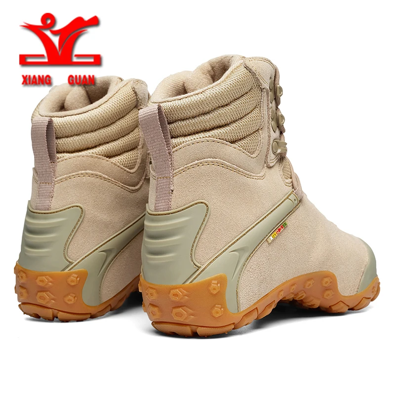 XIANGGUAN 2022 New Hiking Shoes Men Wear-Resistant Camping Men Boots Men Tactical Sneakers Climbing Waterproof Boots For Women