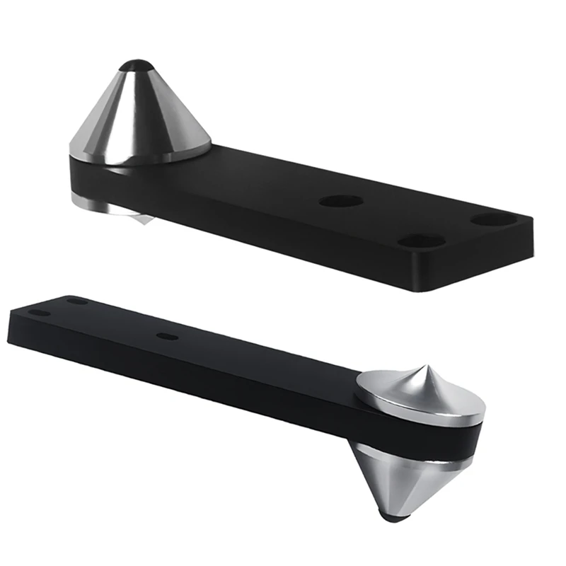 Pied de haut-parleur audio de type combiné réglable, caisson de basses antichoc, pointe d'invite, 4 pièces