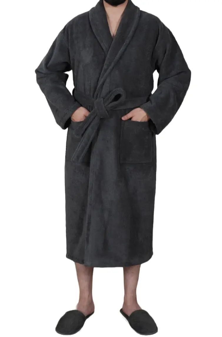 Luxury Bathrobes, 100% Turkish Natural Cotton, Unisex, High Absorbent and Soft, Hotel and SPA Comfort