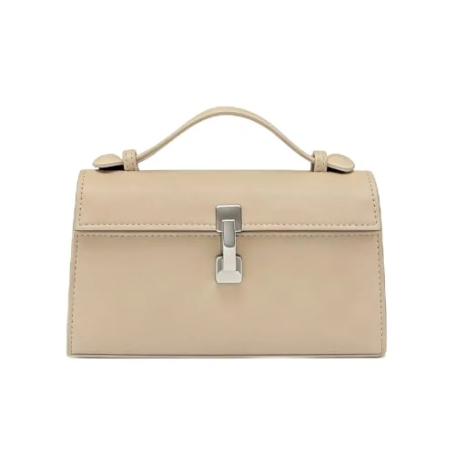 Clutch Purses for Women - Small Purse Top Handle - Evening Bag - Adjustable Crossbody Handbag - Trendy PU Leather