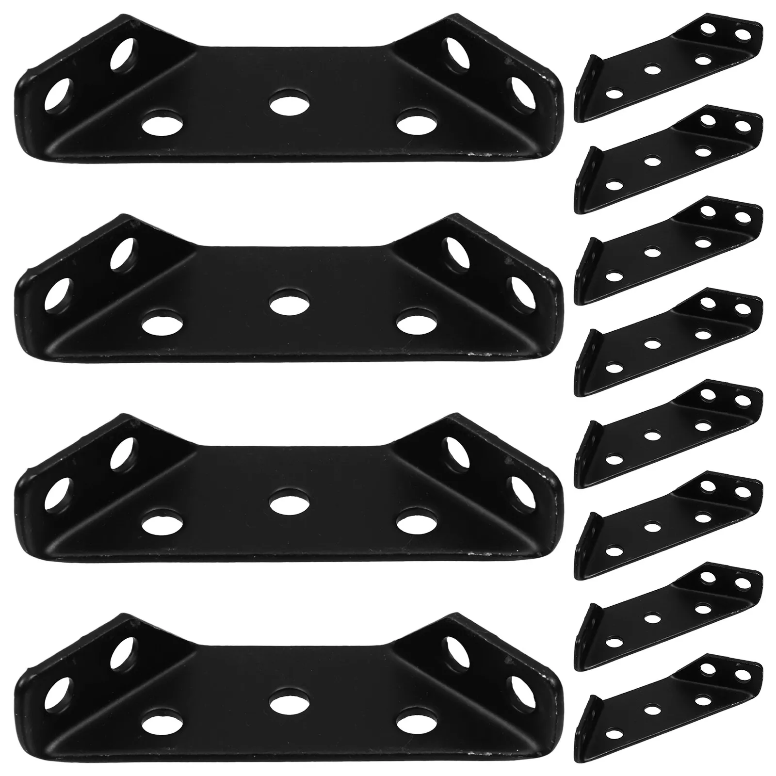20Pcs Stainless Steel Multifunctional Corner Brackets Cabinet Furniture Support Braces Shelf Angle Brackets Strong Stable