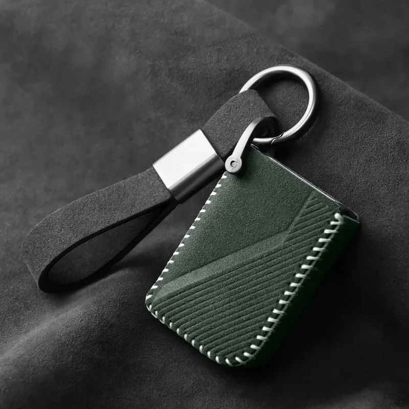 

Customized Suede Car Key Case Cover Holder Key Shell Buckle for Lynk & Co 05