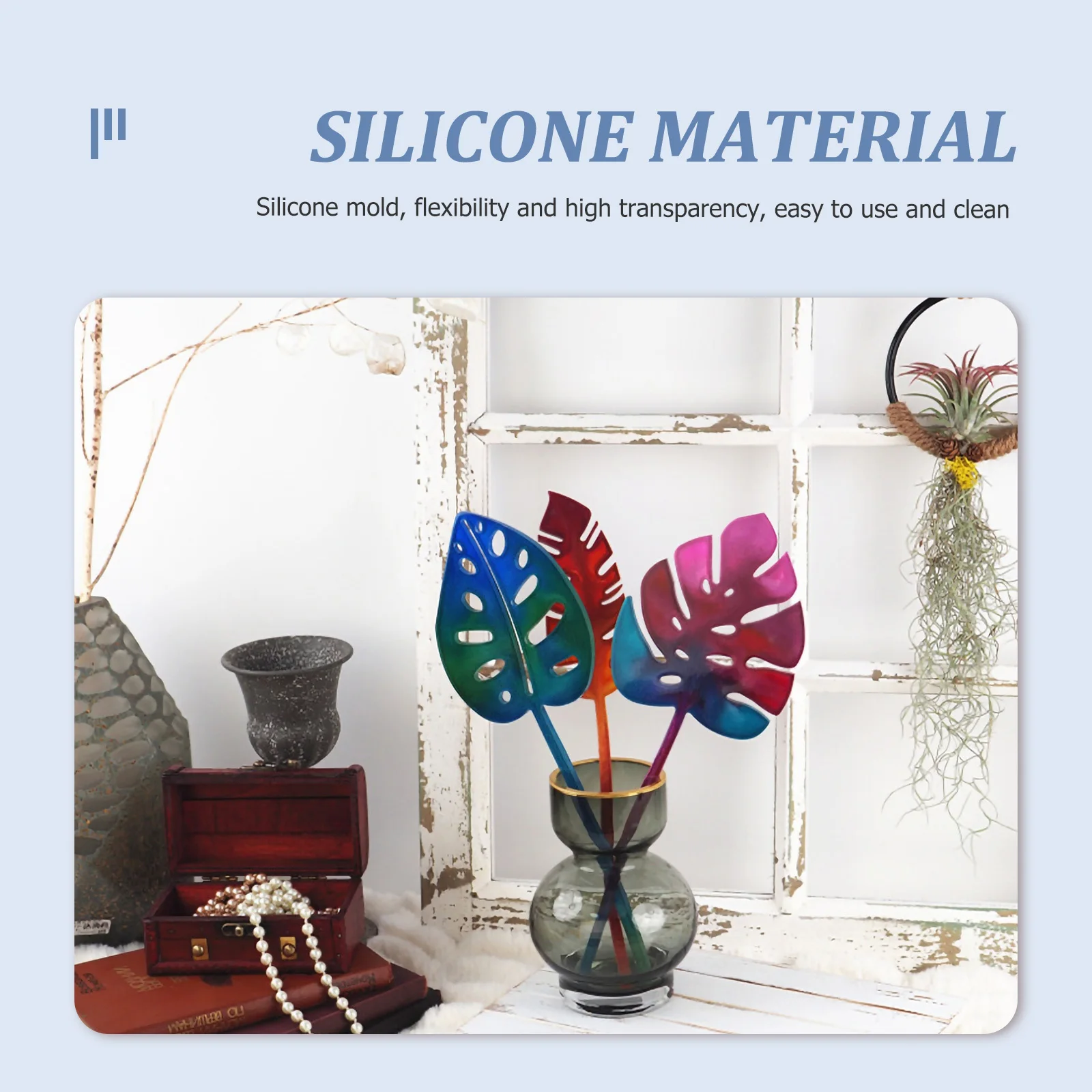 

3 шт., формы для самостоятельного изготовления листьев, силиконовый материал премиум-класса, легко снимается, длительное использование, креативные формы для изготовления листьев черепахи, силиконовые формы