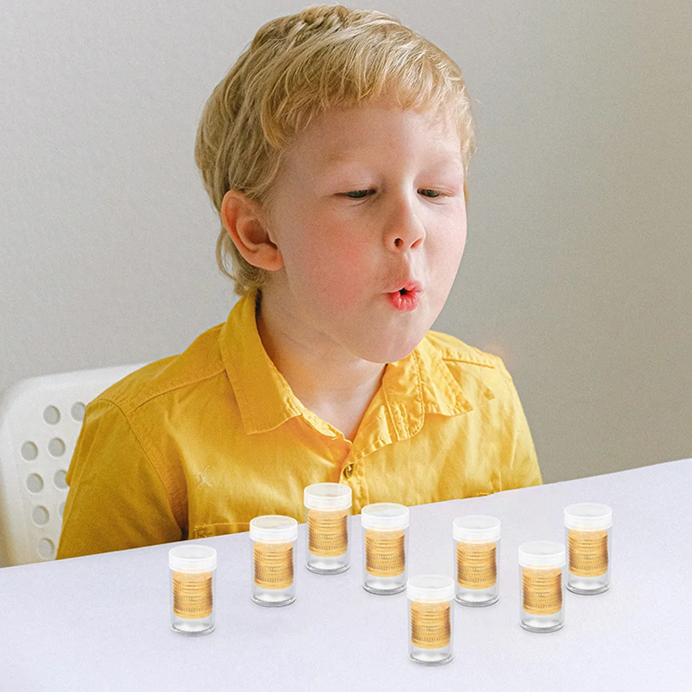 20 قطعة صندوق حماية العملات المعدنية منظم تخزين بلاستيكي شفاف مادة البولي بروبيلين حاوية مدمجة جامع هدية عرض #3