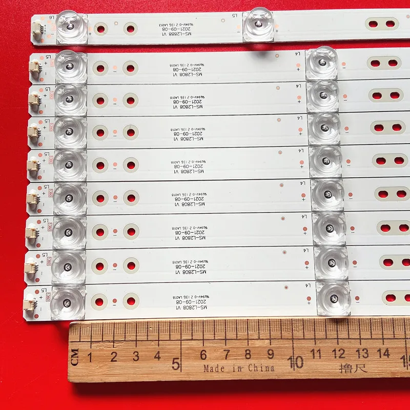 1Set Led Backlight Voor 55d18 MS-L2808 V1 3.07.550 D002 T550qvn05.5 HY-M550A4 MS-L2888 V1 Mx55