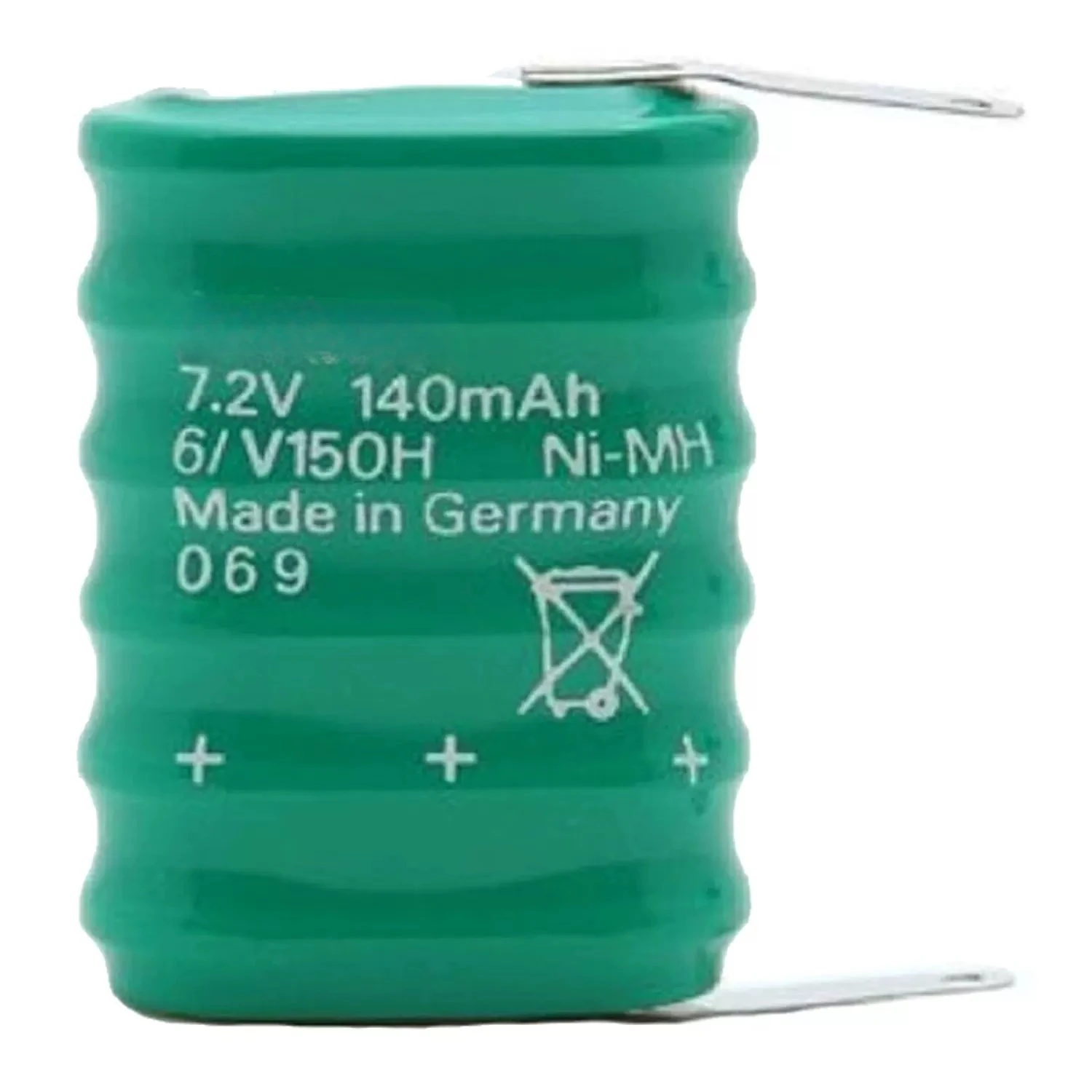 .。for Varta 6/V150H 7.2V 150mAh with solder feet.。