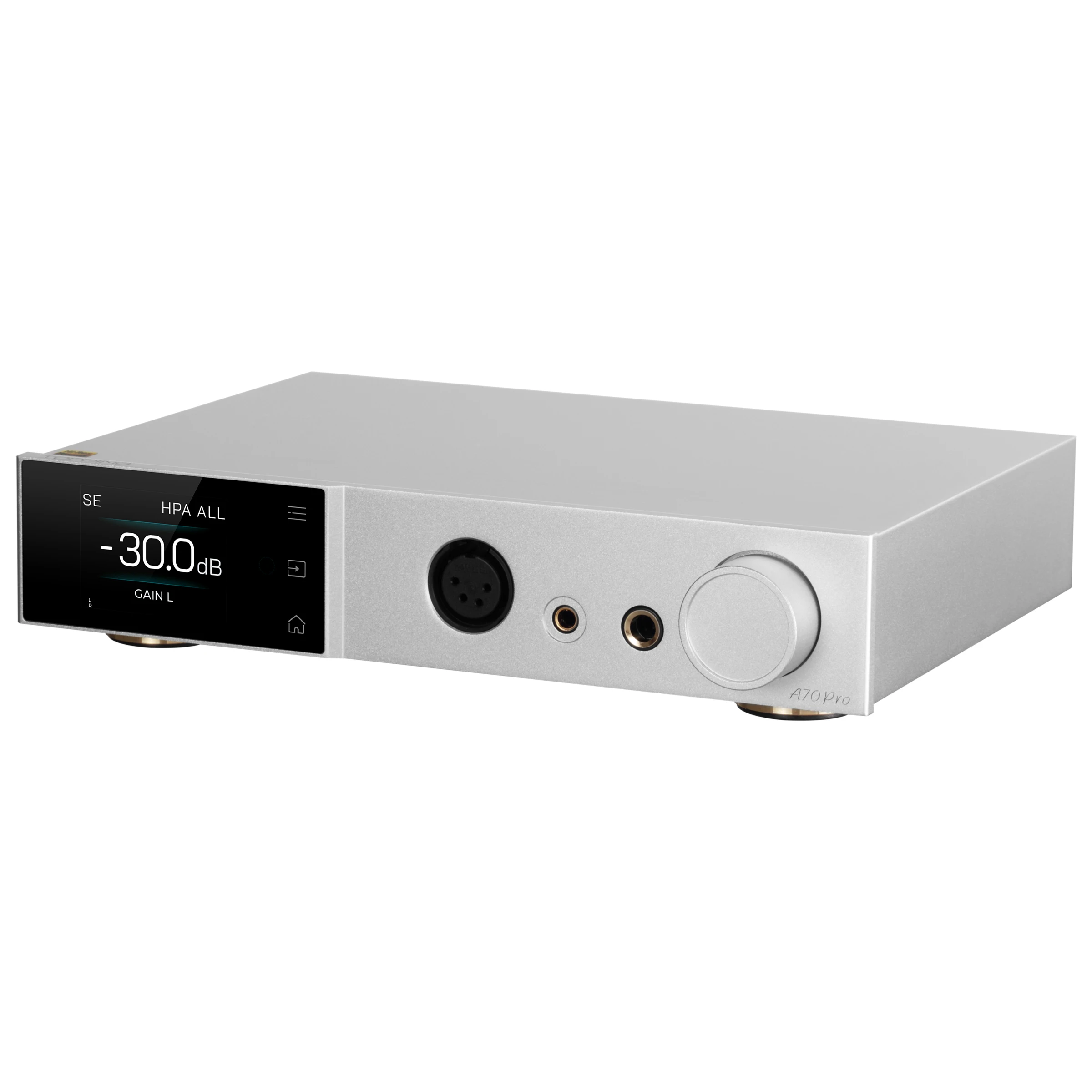 Topping A70 Pro Desktop Hoofdtelefoonversterker, Volledig Gebalanceerd, Ultra-Lage 0.1Ω Uitgangsimpedantie, Ideaal voor Gevoelige In-Ear-Monitors & Lage Impedantie