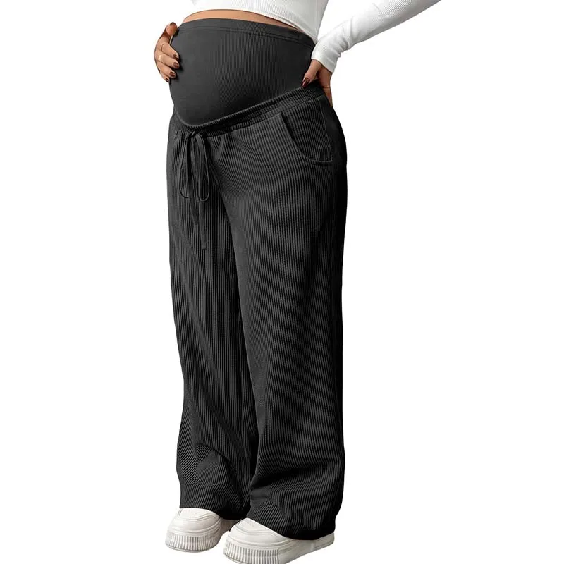 pantaloni-da-maternita-in-velluto-a-coste-ultra-morbidi-con-fodera-in-pile-tasche-laterali-interne-supporto-per-la-pancia-gamba-larga-pantaloni-casual-da-donna-in-gravidanza