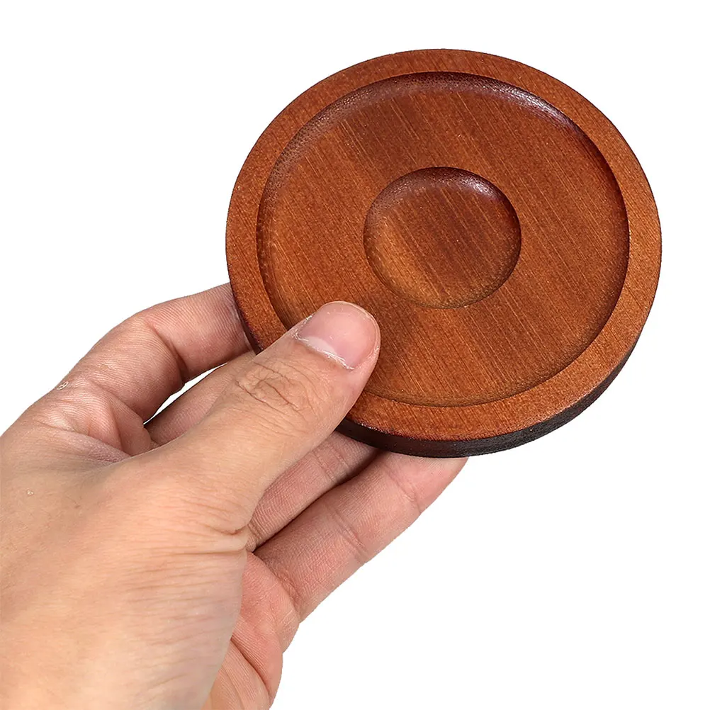 

1pc Creative Rotating Coaster Set for Whiskey Beer Glass Cup Drink Wooden Cork Multifunctional Antislip Round Table Mat