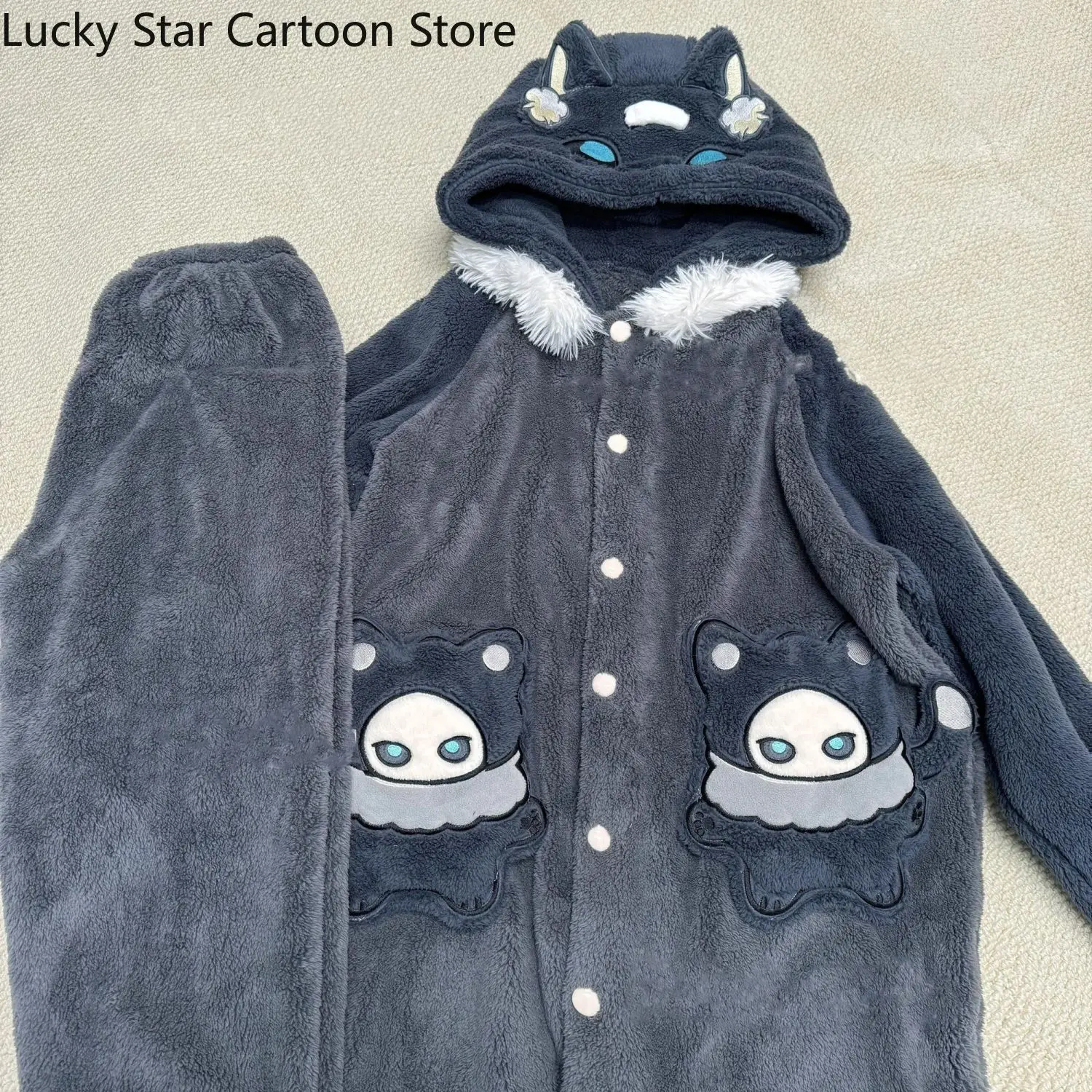 لعبة الهوية الخامس إيما وودز لوكا بالسا إيثاكوا مايك مورتون أنيمي تأثيري حلي الشتاء مقنعين ثوب النوم مجموعة هالوين المشجعين هدية