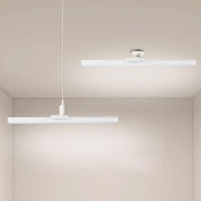 【MA】E27 LED Lamp Strip Tube Lighting AC220V 20/30/40W Bulbs Adjustable Direction 360° Indoor White Long Crystal Bulb