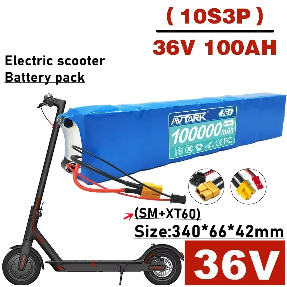 

Original Pack 18650 Battery Lithium 10S3P 36V 100000mAh 36v Electric Scooter Battery M365 Electric Scooter 36v Scooter Battery