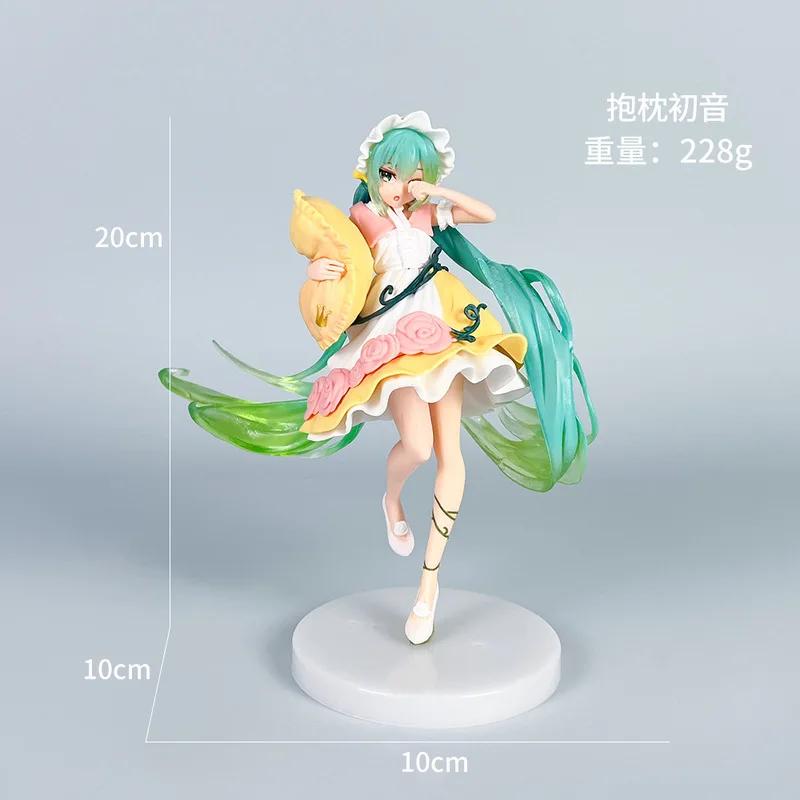 19 cm Hatsune Dornröschen Kissen Anime Figur Spielzeug Märchen Prinzessin Mädchen Computer Fall Dekoration Desktop Ornament Geschenk