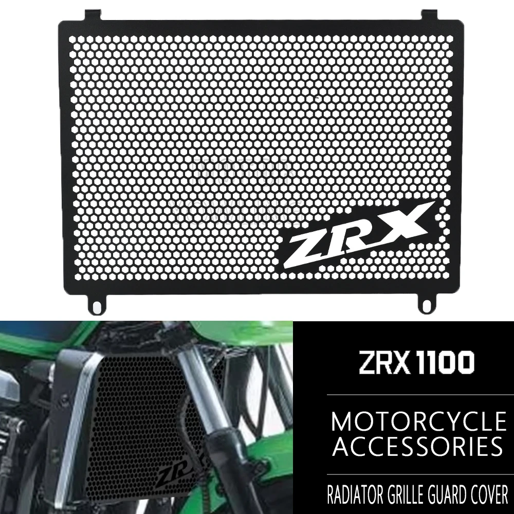 

Motorcycle ZRX 1100 1200 R S Accessories Radiator Grille Guard Protection Cover For Kawasaki ZRX1100 ZRX1200R ZRX1200S 1997-2008