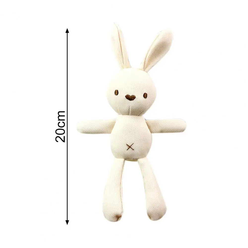 20cm Plush Toy Key Chains Animal Rabbit Doll PP Cotton Baby Girl Appease Bunny Doll Baby Toy Keychains Bag Hanging