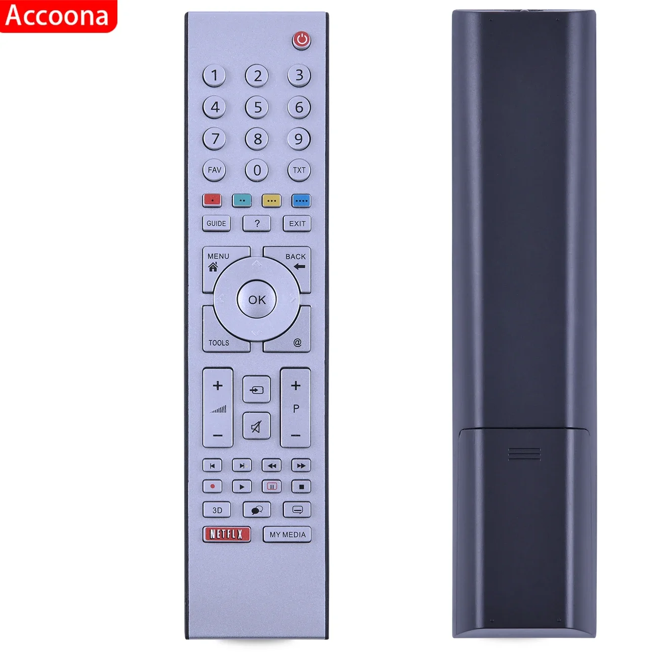 

Accoona New Replacemant Remote Control RC3304807/01 TP7187R-P1 for Grundig 3D Smart TV Remote Control TV Fernbedienung