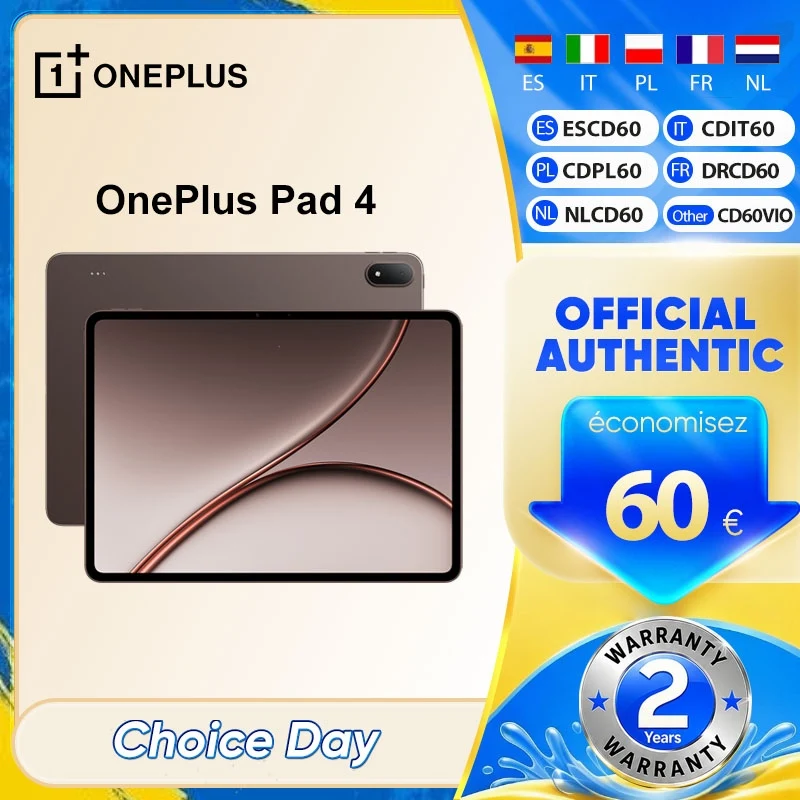 OnePlus Pad 4 13,2″ Snapdragon 8 Elite Gen 5 — potenza da PC in formato tablet