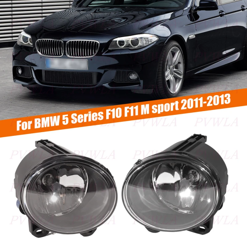 

For BMW 5 Series F10 F11 M Sport 2011 2012 2013 Front Bumper Fog Light Lamp Halogen Bulbs Car Accessories63177839865 63177839866
