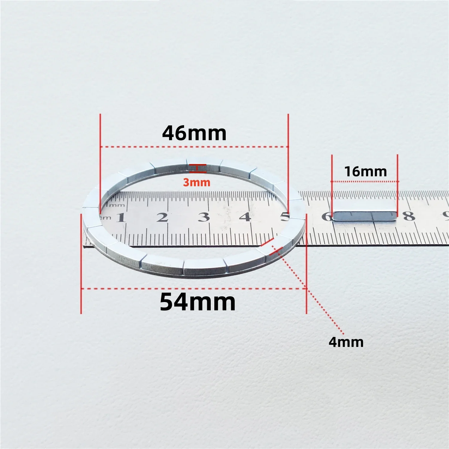 10 حزمة 3 مللي متر مغناطيس قوي ل Magsafe قوة البنك شاحن لاسلكي المغناطيسي جدار مكتب الهاتف سنادات بالسيارة حامل داخل ورقة N52 Ru