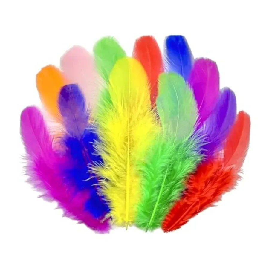 

1600Pcs Colorful Craft Rooster Feathers 3-5-inch Bulk Feathers for Crafting Crafts, Wedding, Family Party Decorations, Dream Ca