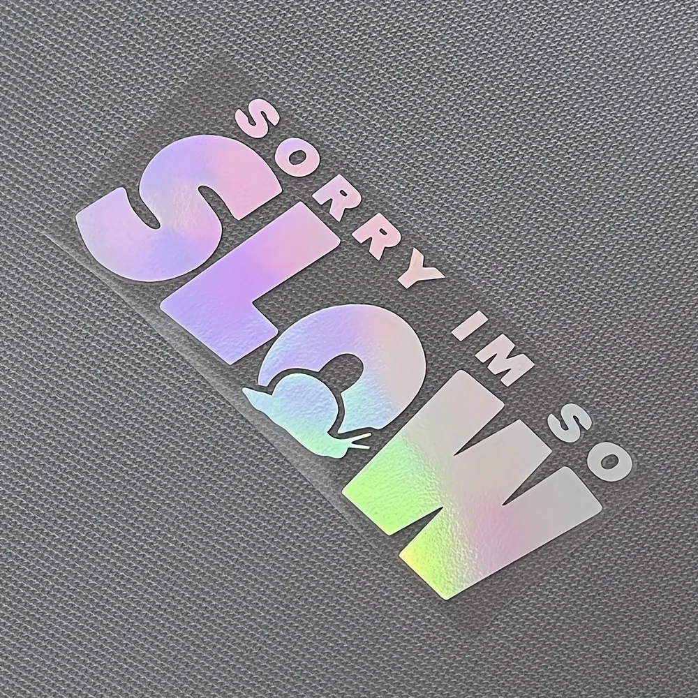 1Pc 2D Flat Snail Car Sticker 