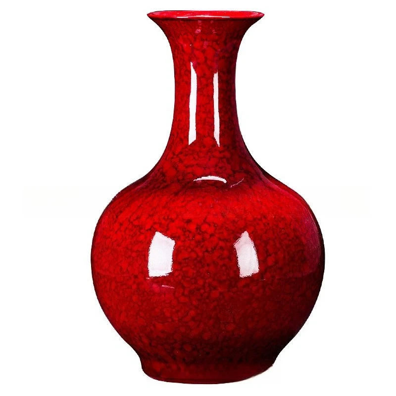 

Jingdezhen ceramic vase flower arrangement modern Chinese creative living room home decoration ornament