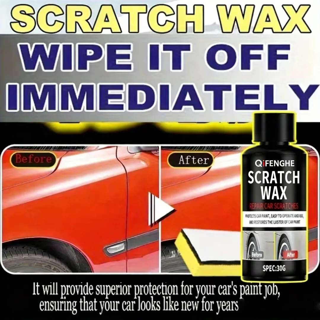 Car scratch wax, paint deep repair agent, car surface polishing paste, tile coating technology, restore gloss