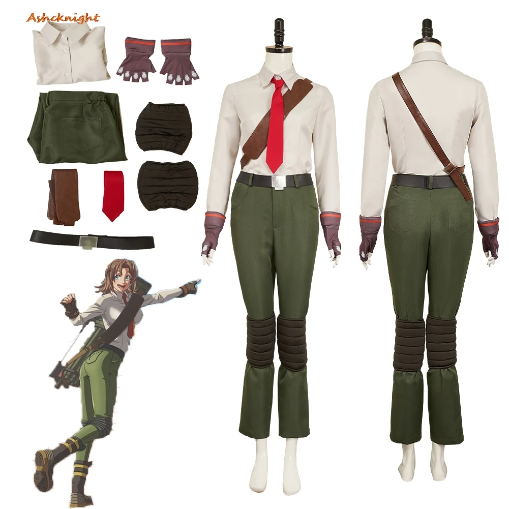 

Anime TRI Cosplay Milly Thompson Shirt Pants Women Cloth Party Disguise Roleplay Halloween Costume Carnival Outfits Suits