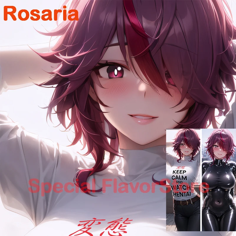 

Подушка для тела Dakimakura с двусторонним принтом из аниме «Розария», наволочка для взрослых