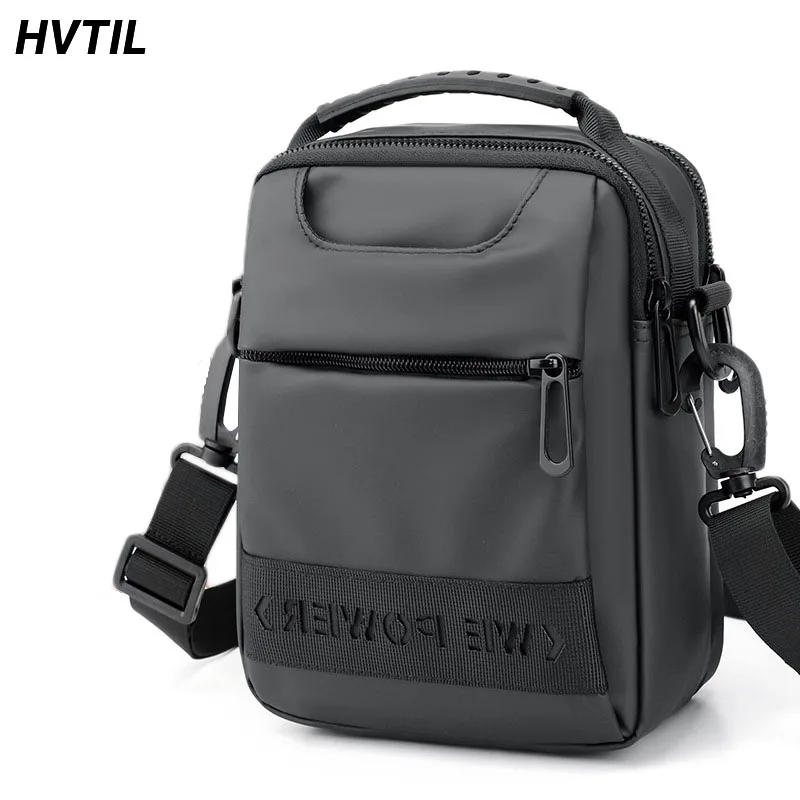 

HVTIL Luxury Brand Nylon Single Shoulder Bag Travel Fashion Sling Pack For Men Leisure Large Capacity Crossbody Bag Waterproof