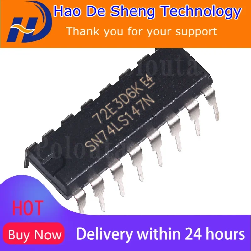 10PCS SN74LS147N DIP-16 SN74LS147 74LS147N 74LS147