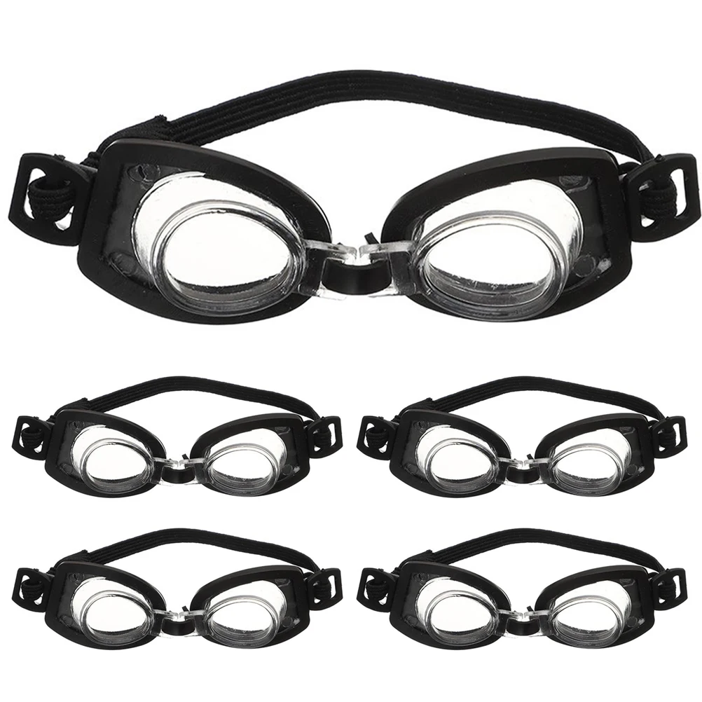 

5pcs Goggles Mini Eyeglasses Swimming Glasses Miniature Diving Eyeglass Dress Up Dress Up Props Photo Props Black