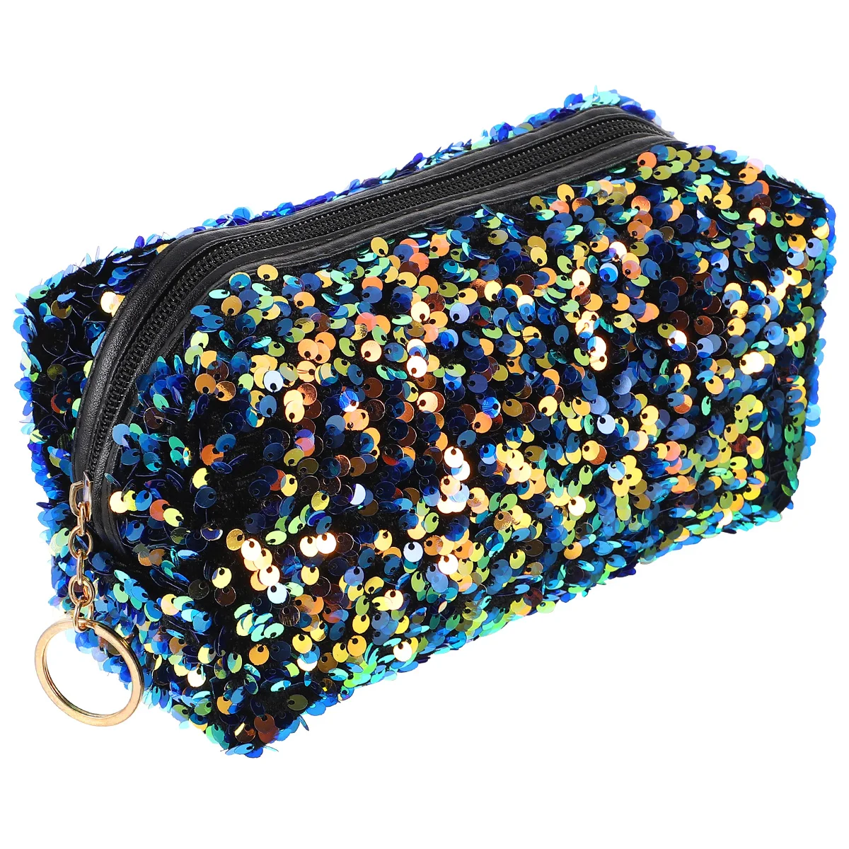 

Sequin Bag Large Capacity Storage Pouch Portable Travel Makeup Organizer Toiletry Bag For Women Clutch Storage