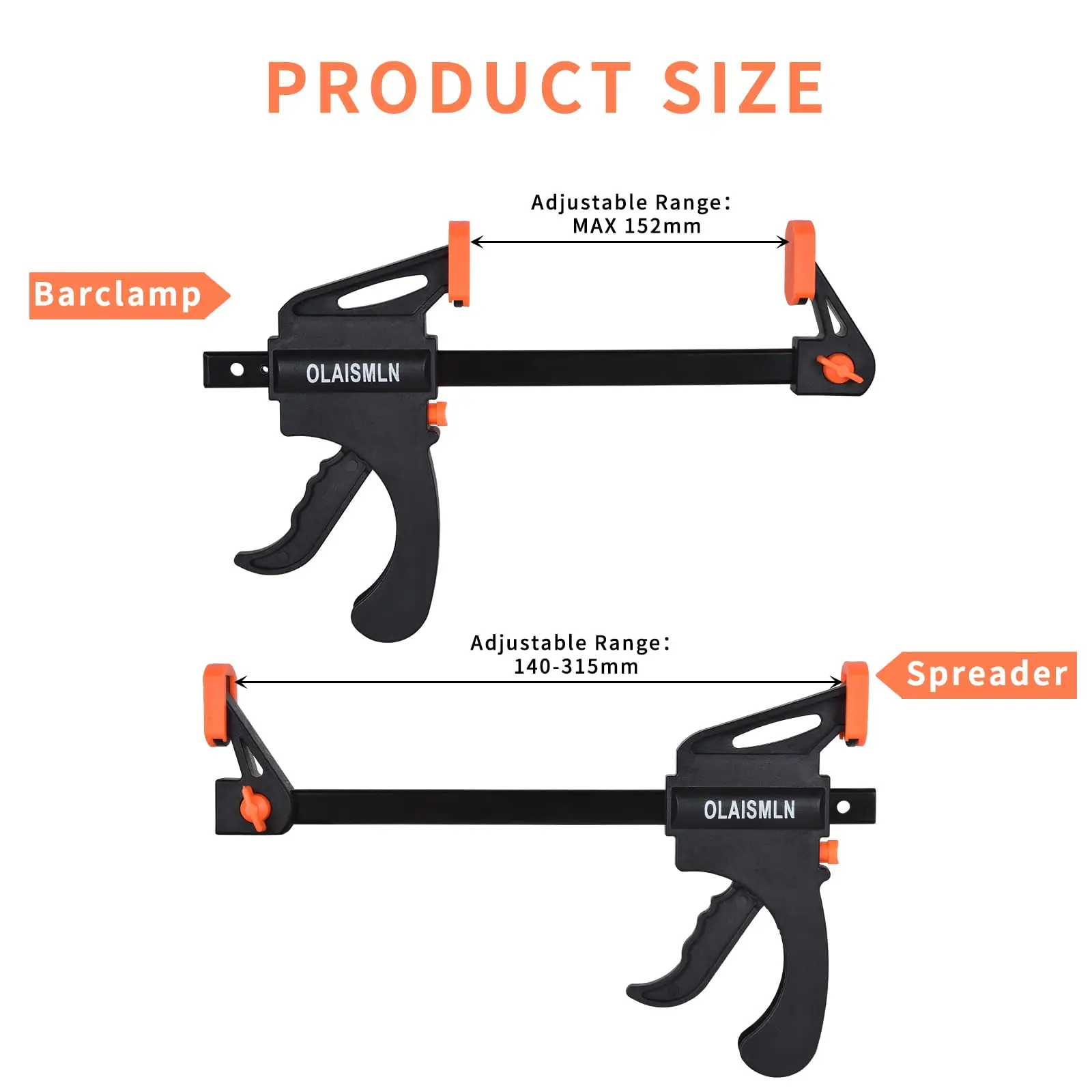 2/4 pz F-Bar morsetto lavorazione del legno 4 pollici Bar F Clip legno carpentiere strumento Grip sgancio rapido a cricchetto spremere strumento di legno