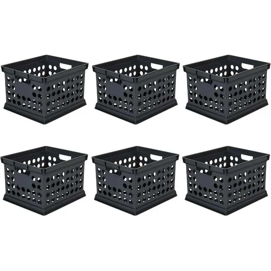 Storage Crate Bin File Organizer for Home and Office