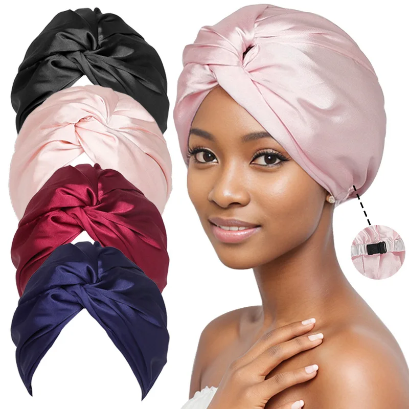 Comfortable and Durable Hair Shower Hat with Adjustable Band for All Hair Types Silk Bathing Cap Items