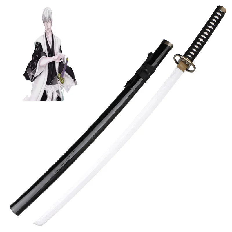 Cosplay Anime Bleach Ichimaru Gin 41 inch Hout Katana Wapen Rollenspel Kurosaki ichigo Zwaard 104 cm Model