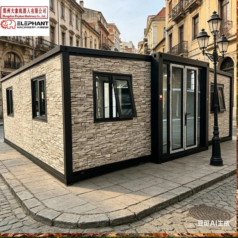 Customized 2026 Australia Standard 2/3 Bedrooms 20ft 40ft Foldable Folding Prefab Home Expandable Container House For Sale