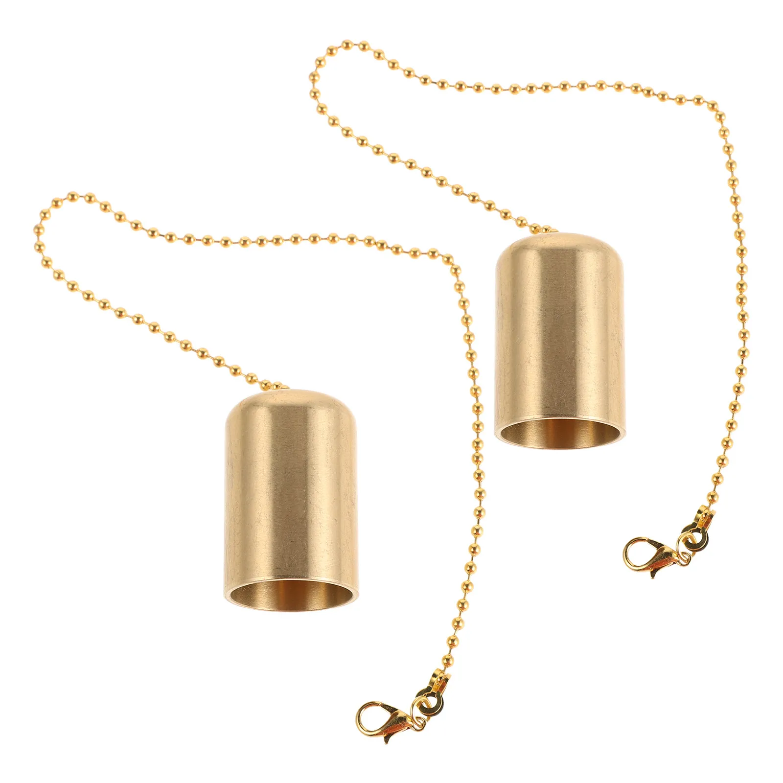 2Pcs Vintage Gold Snuffer Bell Shaped Flame Extinguisher for Wine Bottle Torch Scented Tea Light Candles Decorative Wick