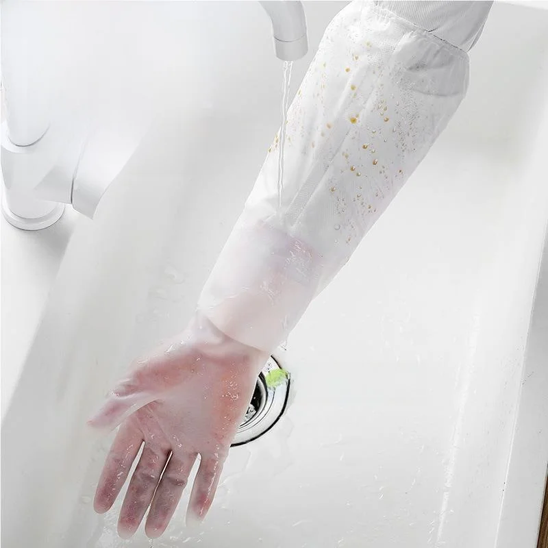 Children's Small Size Dishwashing Gloves Waterproof Durable Thickened Latex Rubber Kitchen Cleaning Labor Household Gloves