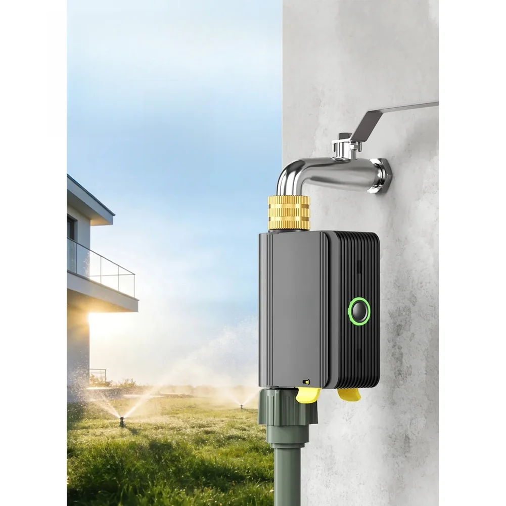Smart-Zigbee 3.0 Water Valve Brass Automatic Irrigation-Controller With App Timer Scheduling For Garden Sprinkler System