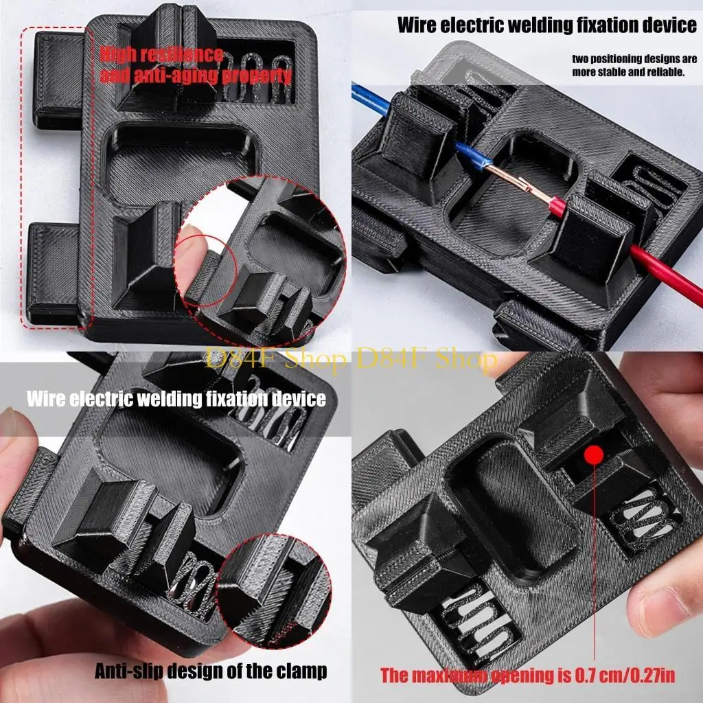 

D84F 2PCS WIRE WERD GLAMP
