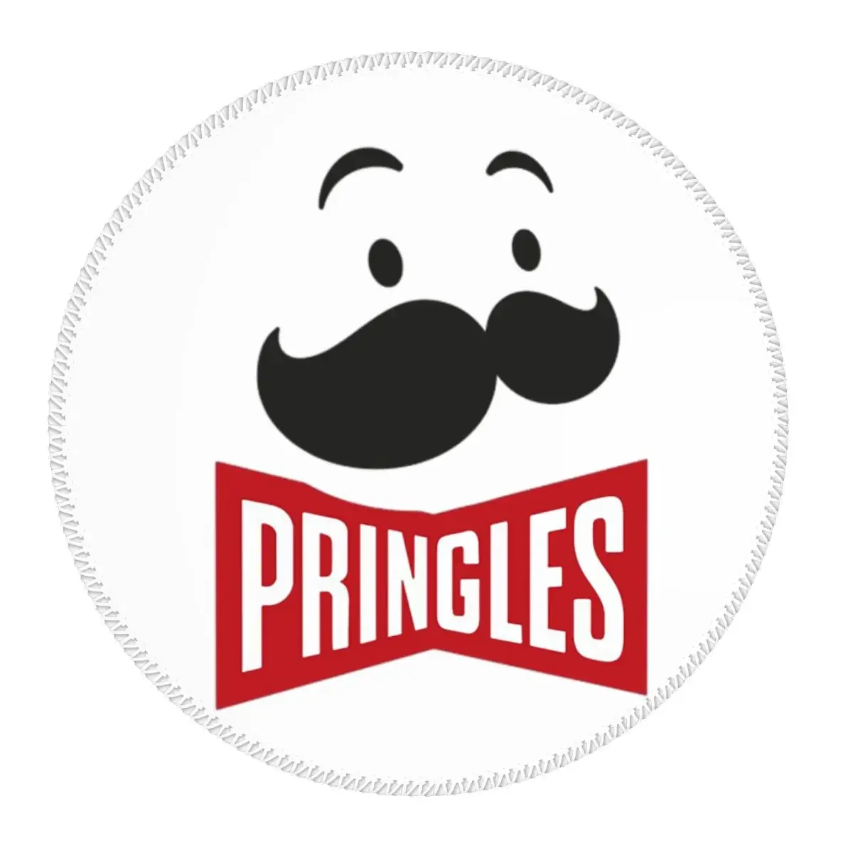 Potato Crisps Chips Pringles Print Round Mouse Pad Computer Keyboard Mouse Mat Gamer PC Desk Mat Office Table Mats