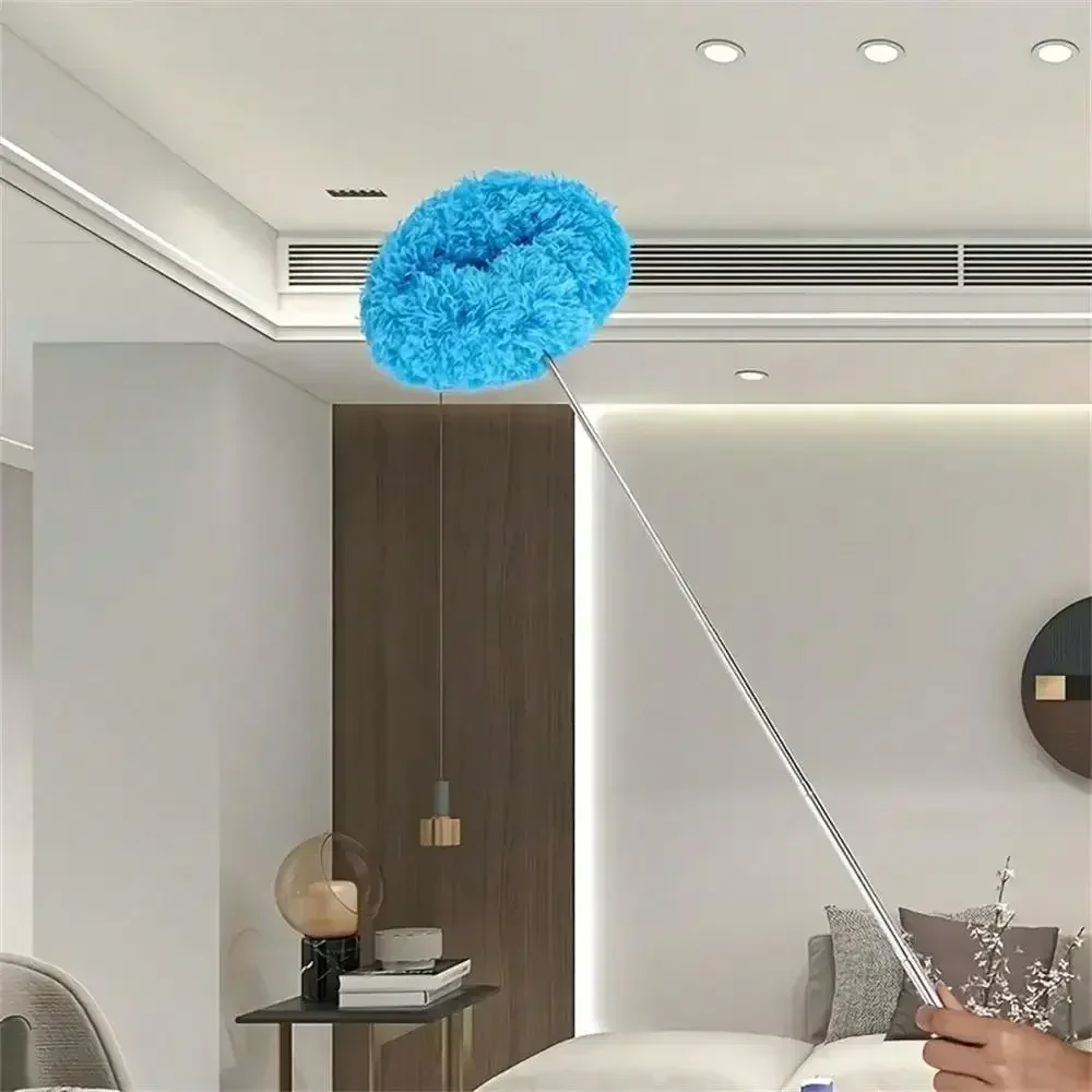 Teleskop-Mini-Staubwedel, wiederverwendbar, flexibel, langlebig, waschbar, Staubentferner für die Haushaltsreinigung, Staubwedel für die Tiefenreinigung zu Hause. – Detail 8