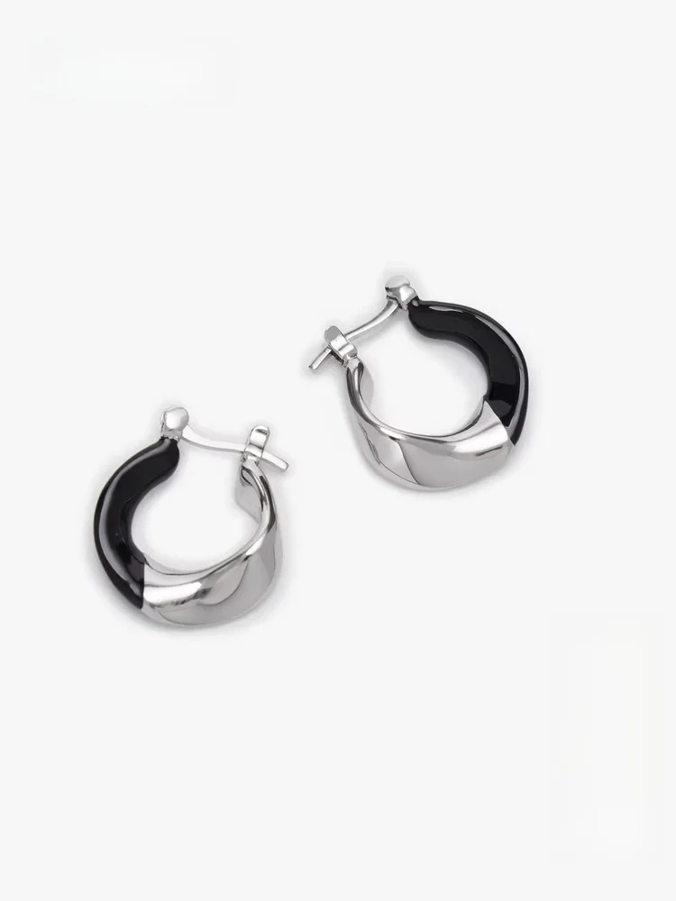 

Женские серьги-капли Edition, осенняя коллекция 2025, новые, с асимметричным дизайном и эффектом масляных капель, роскошные модные ювелирные украшения и аксессуары