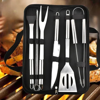 Stainless Steel Portable BBQ Tool Set 1