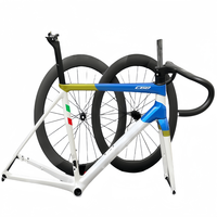 T1000 New C68 Carbon Fiber Road Frame Di2/Mechanical Compatible Lightweight Racing Frameset Full Internal Routing Classic Blue