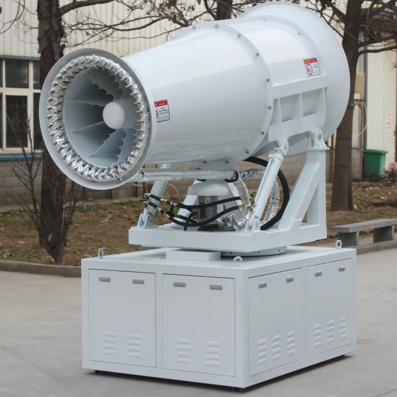 Indien 50 ~ 60 Grad heißes Wetter, die die Verwendung von Nebelkanonen kühlen, automatische Sprühgeräte, ultrafeines Nebelsprühen